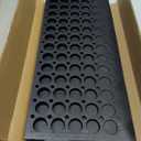 Threshold Ramp for Doorways 1.0" Rise, No-Slip Natural Rubber Door Threshold Ramps 3950 Lbs Load Capacity, 36.6 Length, Used for Wheelchair, Sweeper, Power Scooter