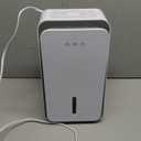 Dehumidifier for Home, 1000 sq.ft Dehumidifier with Auto Shut Off, 7-Color LED Light Built-in Aromatherapy Diffuser, Ultra-Quiet Dehumidifiers for Bedroom, Bathroom, Basement (Pale White)