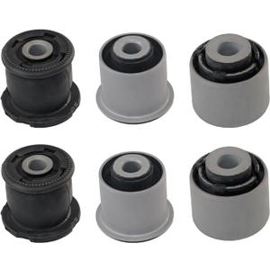 6PCS Rear Lower Control Arm Knuckle Bushing for Honda Civic 2001-2005,Crv 2002-2006, Element 2003-2006 Replacement for 52365-S5A-802
