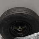 Wheelbarrow Wheel 4.006 tire 13"Flat Free Wheelbarrow Tires, Solid Wheel barrow Wheels and tires Replacement 5/8"3/4" Bearings, 1.75" Center Hub, Fits Garden Cart, Dolly, Hand Truck, Trailer, Wagon