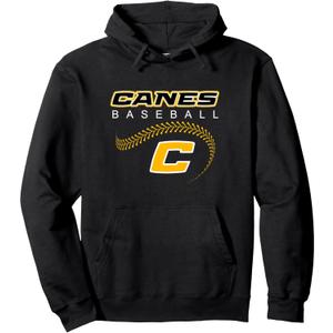 AS Canes Baseball Sports Pullover Hoodie, S