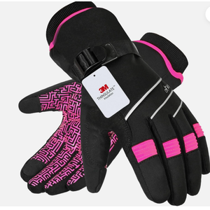 MOREOK Waterproof & Windproof -30°F Winter Gloves for Men/Women, 3M Thinsulate Thermal Gloves Touch Screen Warm Gloves for Skiing,Cycling,Motorcycle,Running