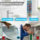 Flexisnake Drain Weasel Hair Clog Remover Kit  Plumbing Snake Auger for Cleaning Shower, Bath Tub, Bathroom Drains with Rotating Handle and 5 Disposable Wands, Made in USA