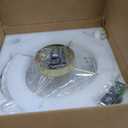 Flush Mount Ceiling Fan with Light, 22" Modern Crystal Chandelier Ceiling Fan with Smart 4-Light Color Change, Luxury LED Ceiling Fan, Low Profile Ceiling Fan for Bedroom (Gold)