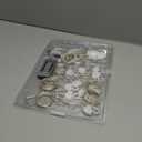 PUHONG Curtain String Lights, 300 LED Fairy Lights with 8 Light Modes, 9.8x9.8Ft Remote Controlled Plug-in Fairy String Lights for Christmas, Bedroom, Indoor, Outdoor, Weddings, Party Decor (White) (Copper Wire-White)