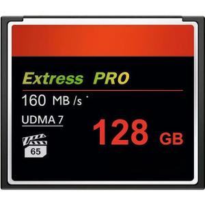 128GB UDMA Speed Up to 160MB/s,Original CF Card Camera Memory Card
