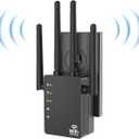WiFi Extender Easy Set Up for HomeERWGT5GRGFVESRHTGDAHZDBBFZB (Black-H1)