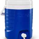 Igloo 2 Gallon Portable Sports Cooler Water Beverage Dispenser, Insulated Cooler Dispenser, Majestic Blue, One Size