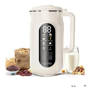 10-in-1 Nut Milk Maker Machine, 42oz Automatic Nut Milk Maker with LED Touch Screen, Self-Cleaning, 12H Delay Start, Keep Warm, Automatic for Soy/Oat/Almond Milk, Juice,Coconut,Plant Base & Boil Water
