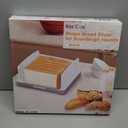 Upgrade Widen Bread Slicer for Sourdough rounds, 13 Adjustable Large Capacity Wide and Thicknesses, Foldable and Compact Cutting Guide with Crumb Tray, Suitability for Homemade sourdough Bread