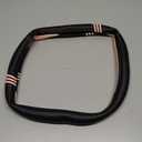 HighnessHwoo Car Steering Wheel Covers for Women Girl Padded Carbon Fiber PU Leather Cute Cartoon Auto Interior Accessories for Jeep, Truck, Universal, Anti Slip, Pink, Large Size, 15.2-16in