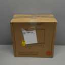 JUDRDO Bathroom Trash Can with Lid, Vacuum Adsorption Small Garbage Can 3.2 Gallon Press Top Lid Trash Bin with Legs Waterproof Waste Basket for Bathroom Bedroom Office Home RV (White)