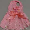 XPUDAC Dog Birthday Dress Puppy Clothes for Small Dogs Girl Birthday Party Tulle Pet Outfit, Cat Appeal-Small (Small(Chest-14"))