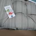 Klear Vu Wicker Solarium Indoor and Outdoor Chair Cushions for Patio Furniture, Kitchen and Dining Room, Water-Resistant Seat Pads, 19x18 Inches, 2 Pack, Boardwalk Stripe, 2 Count