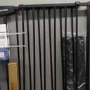 29.5"-40.5" Baby Gate with Cat Door for Stairs & Doorways - No Drilling, Easy Install 30.5" Tall, Auto-Close Metal Gate, Pressure Mounted - Indoor Gate for Cats and Pets, Black