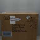 59'' Fireplace TV Stand with 3D Flame Electric Fireplace Heater, 34'' Tall Farmhouse TV Stand for 65 Inch TV, Entertainment Center TV Console with 2 Drawers, Sliding Barn Door for Living Room - Black