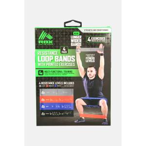 4pk Loop Resistance Bands