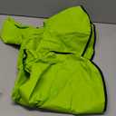 Ezierfy Waterproof Raincoats for Dogs - Adjustable Pet Raincoat Jacket, Lightweight Dog Hooded Rain Coat Waterproof Rain Poncho for Small to X- Large Dogs and Puppies (Neon Green, Large)