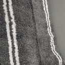 PURRUGS Bathroom Rug Non-Slip Machine Washable 30" x 46", Super Absorbent and Quick Dry Shaggy Microfiber Bath Mat, Extra Soft and Plush Bath Rug for Bathtub, Shower and Sink, Charcoal