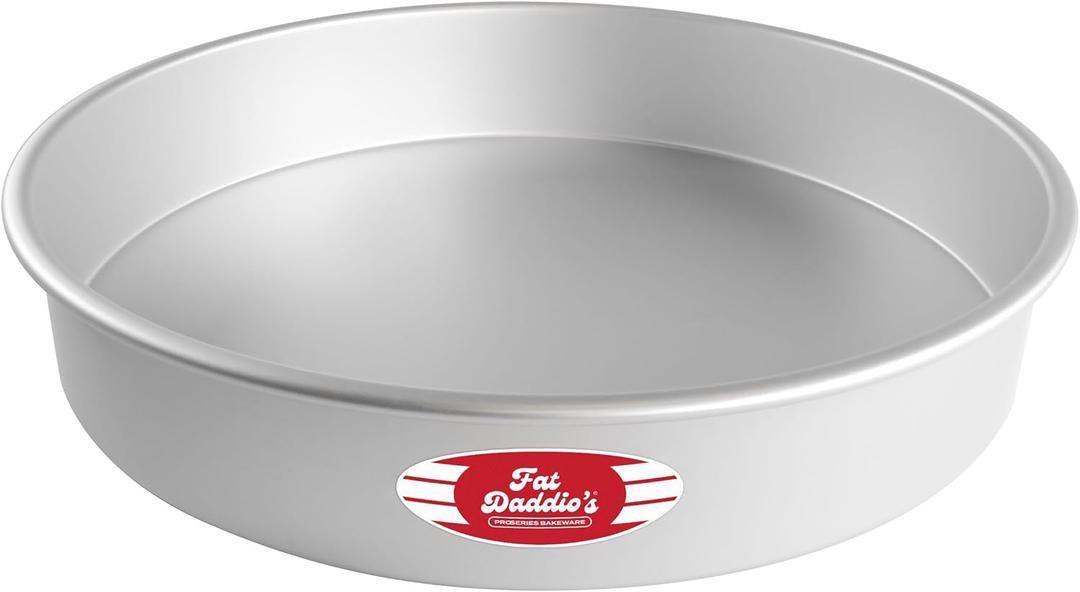Fat Daddio's Round Cake Pan, 18 x 3 Inch, Silver