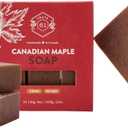 Crate 61, Handmade in Canada, Plant Based Cold Process Natural Bar Soap Cold Pressed For Face And Body, With Premium Oils (Canadian Maple)