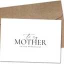 Wedding Day Card for My Mother, To My Mother On Our Wedding Day,From Bride and Groom gifts, 4.1" x 5.8" , 5.8" x 8.3"