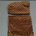 PHF Minky Dot Throw Pillow Cover 18"x 18", 2 Pack Soft Cozy Minky Bubble Real Velvet Cushion Cover, No Insert, Home Decorative Pillow Square Pillowcase Shell for Couch Sofa Bed, Caramel