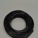 Beduan 6mm x 4mm Black Pneumatic Tubing Pipe PU Polyurethane Air Compressor Tubing Hose Pipe Line Fluid Transfer 39.4ft 12 Meter