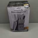 NANFANG BROTHERS 16 Pieces Damascus Kitchen Knife Set, High Carbon Damascus Steel Chef Knife Set, Stainless Steel Ergonomic Handle for Chef, with Built-in Sharpening Rod