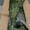 2 Pack Large 60 Leaves Artificial Ferns for Outdoors Look Real, Fake Large Faux Boston Ferns for Outdoor Planter Realistic UV Resistant Artificial Fake Plants for Porch Patio Hanging 42 inch