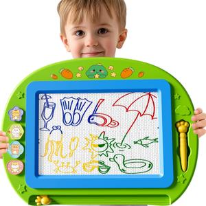 Large Magnetic Drawing Board 13  17 in Doodle Board Toddler Toys for Girls Boys 3 4 5 6 7 Year Old Kids, Preschool Educational Travel Toys Gifts Etch A Colorful Sketch Magnet Erasable Writing Pad