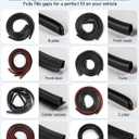 BIOOICHWeather Stripping Door Seal for Toyota RAV4 2019-2025, Rubber Seal Weather Strip Kit, Soundproof Noise Insulation Dustproof for Front/Rear Trunk A-Pillar B-Pillar Front/Rear Door (10-Pack)