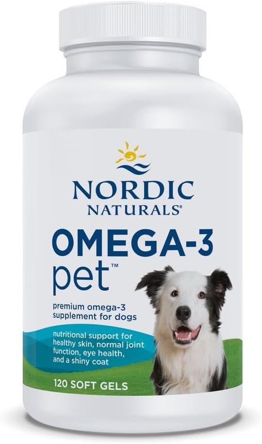 Nordic Naturals Omega-3 Fish Oil for Dogs with EPA + DHA - 120 Count