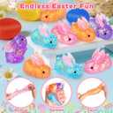 12 Pack Colorful Bunny Squishy Toys, Stress Relief Squeeze Toys Bulk, Birthday Party Favors for Kids 3-5,4-8, Boys Girls Party Supplies Novelty Prizes Classroom Gifts