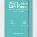 LaVie Home 8x24 Picture Frame White, Panoramic Picture Frame for Wall Decoration, Classic Black Minimalist Style Suitable for Decorating Houses, Offices, Hotels1 Pack