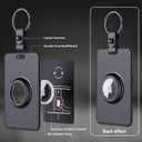 Card Holder for Tesla Keycard with AirTag Slot, Plastic Key Card Protective Case Cover for Tesla Model 3 Y S X