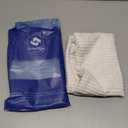 Artscope Cozy Striped Corduroy Lumbar Pillow Cover Super Soft Decorative Square Throw Pillow Covers Case Cushion Covers for Sofa Couch Bedroom Car Decor 14x36 Inch, Cream White