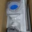 Gopper 12" Ultra Quiet Bathroom Exhaust Fan with 6500K LED Light, 1.0 Sone 120 CFM, 10x10 Mount, 1500 LM Ceiling Ventilation Fan, Energy Efficient (6500K LED-W)