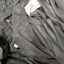 Hyha Waterproof Outdoor Cushion Covers for Patio Furniture, Stretch Patio Chair Cushion Slipcovers, Coated UV Resistant Replacement Seat Covers, Solid Color (Grey, 8PC)