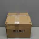 3/4 Motorcycle Helmets Retro Open Face Vespa Scooters Helmet with Clear Visor for Men and Women- DOT Approved (Large, Gray)