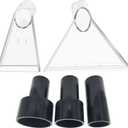 TunaMax Universal Work with All Shop Vacs with 2-1/2" & 1-7/8" &1-1/4" Three Adapters Extractor Attachment for Upholstery & Carpet Cleaning & Auto Detailing