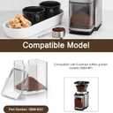 DBM-8GC Grind Chamber With Lid for Cuisinart Burr Coffee Grinder DBM-8P1, Removable Grind Chamber for Food Processor Replacement Parts