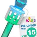 Move2Play, Kids Karaoke Microphone | Includes Pre-Loaded Songs & Bluetooth | Kids Birthday Party Gift | Toy for All Ages 2, 3, 4, 5, 6+ Year Old Girls, Boys & Toddlers