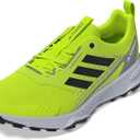 adidas Men's Terrex Tracefinder Trail Running Sneaker (9, Lucid Lemon/Black/Solid Grey)