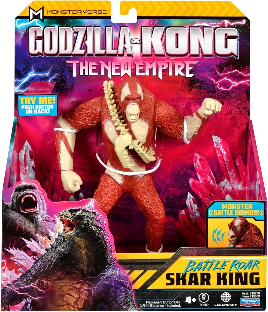 Godzilla x Kong 7" Battle Roar Skar King Figure by Playmates Toys