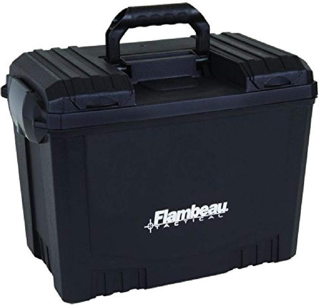 Flambeau Outdoors 6418DT, 18" Dry Box, Black, Large