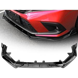 Archaic Front Lip Spoiler Compatible with 2022-2024 11th Gen Honda Civic Sedan Hatchback, Fit FE1 FE2 FE4 FL1 FL2 FL4, Gloss Black ABS Front Bumper Lip Chin Splitter Body Kit Accessories