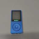 RUIZU 64GB MP3 Player with Bluetooth 5.3, Weight 0.055 lbs, Portable Music Player for Kids, Sports, FM Radio, Voice Recorder, 80 Hours Digital Audio Shuffle Playback, Support 128GB Micro SD Card, Blue