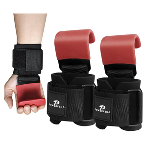 Lifting Hooks for Weight Lifting: Weightlifting Hooks Wrist Straps Hand Grip Support for Deadlift Weightlifting Gym Gloves for Men & Women