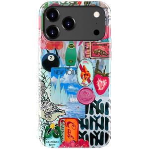 DorisMax for iPhone 17 Pro Max Case Cute, Preppy Trendy Floral Design